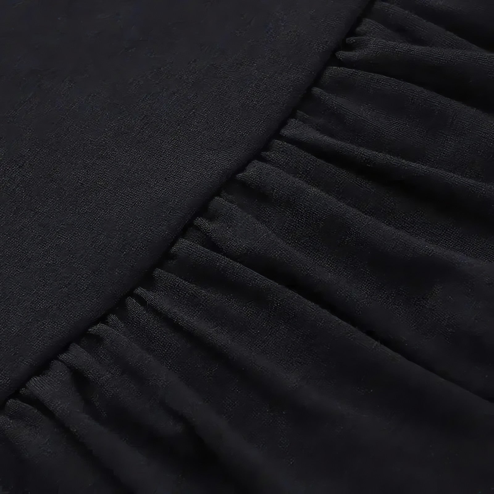 Goth Ruffled Mini Skirt - KAYSMAR