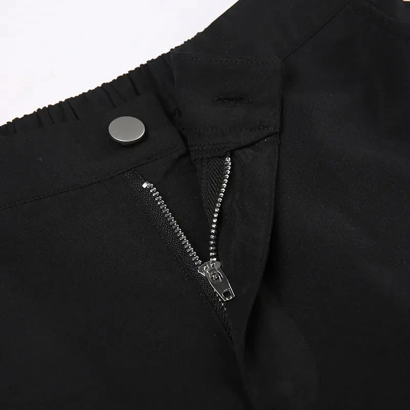 Gothic Lace Up Flare Pants - KAYSMAR
