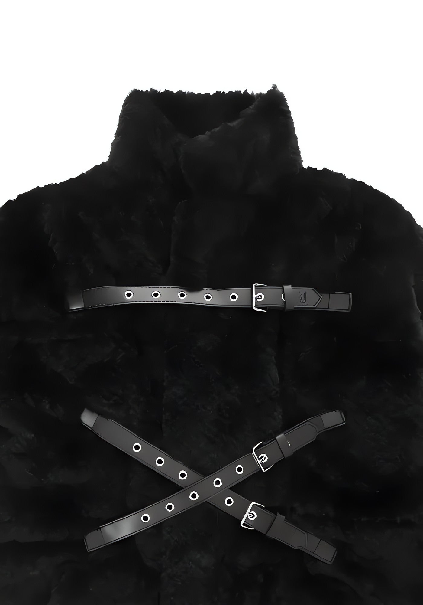 Gothic Faux Fur Fluffy Long Jacket - KAYSMAR