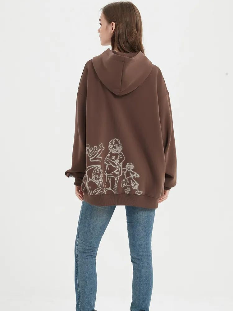 Graphic Printed Hoodie - KAYSMAR