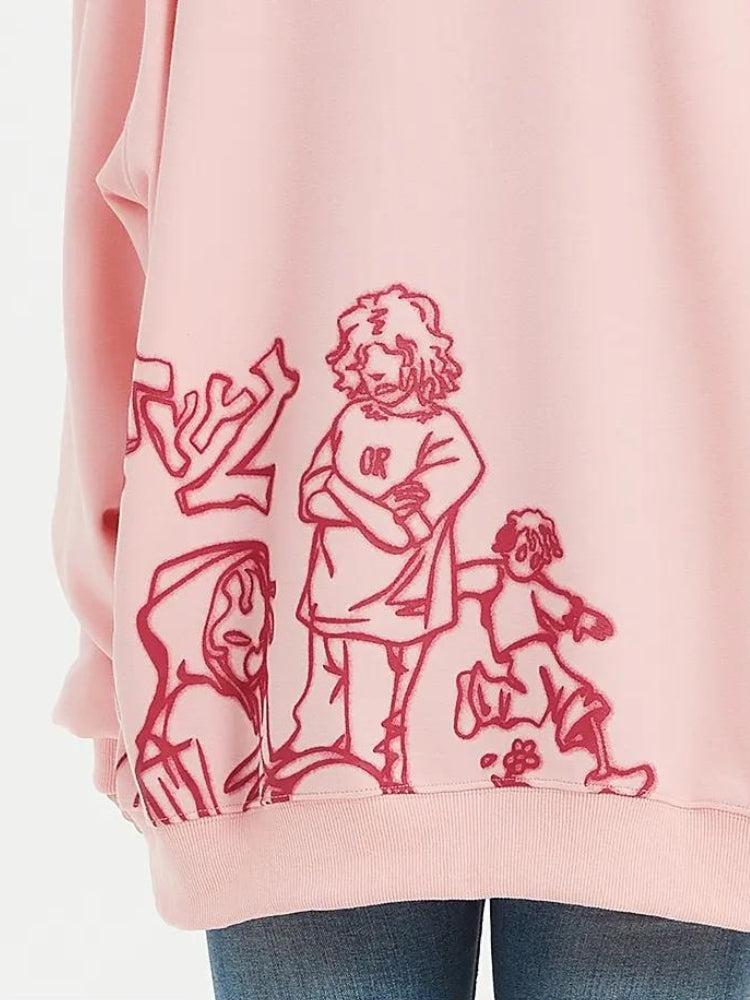 Graphic Printed Hoodie - KAYSMAR