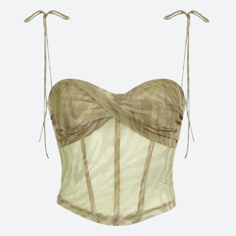 Green Corset Top - KAYSMAR