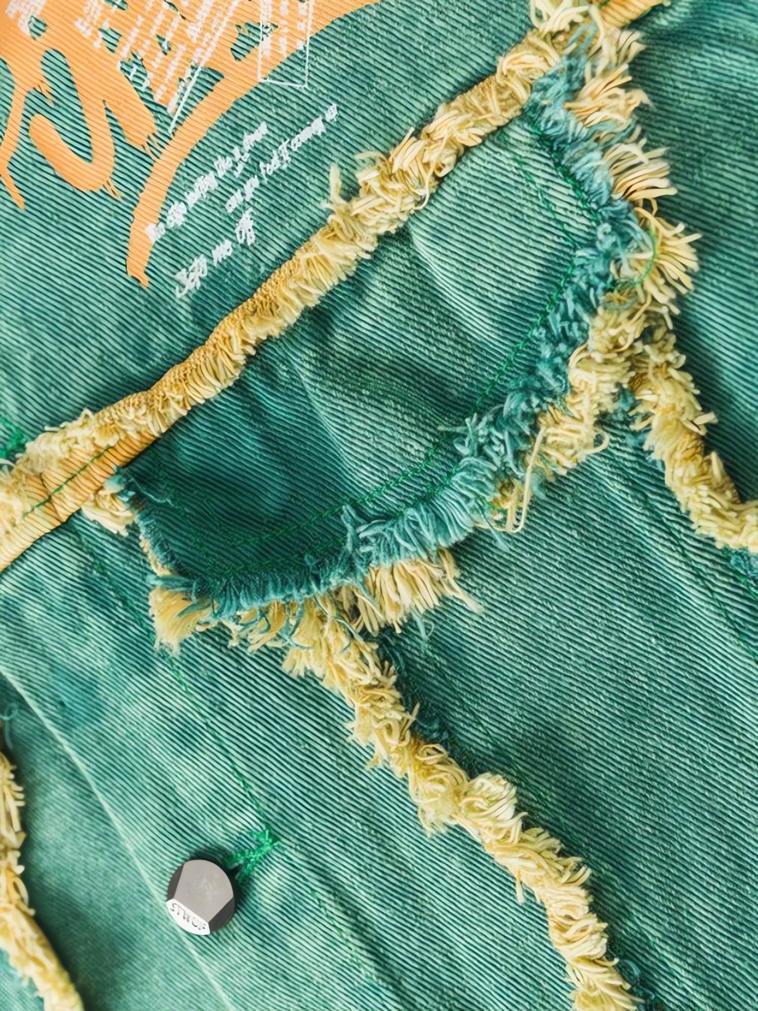 Green Denim Jacket - KAYSMAR