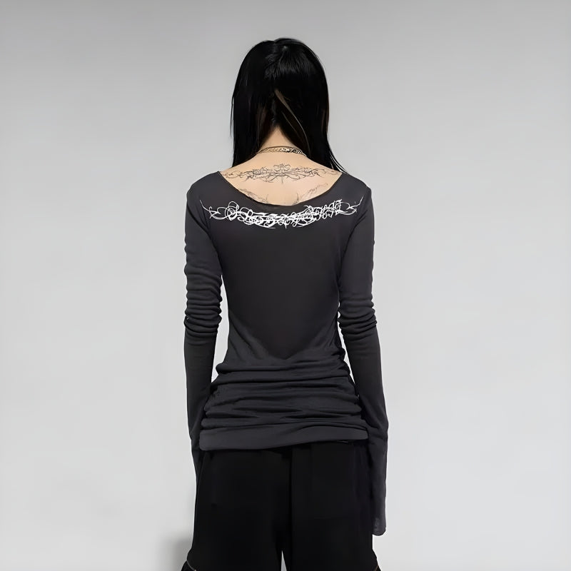 Grunge Barbed Wire Top - KAYSMAR