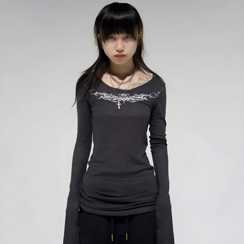 Grunge Barbed Wire Top - KAYSMAR