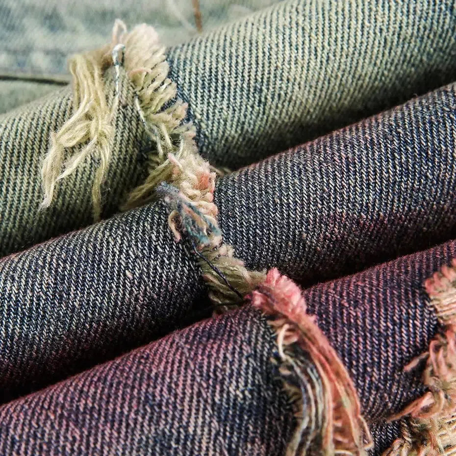 Grunge Distressed Denim Shorts - KAYSMAR