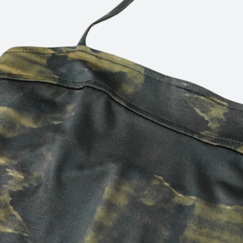 Grunge Snake Lace Up Top - KAYSMAR