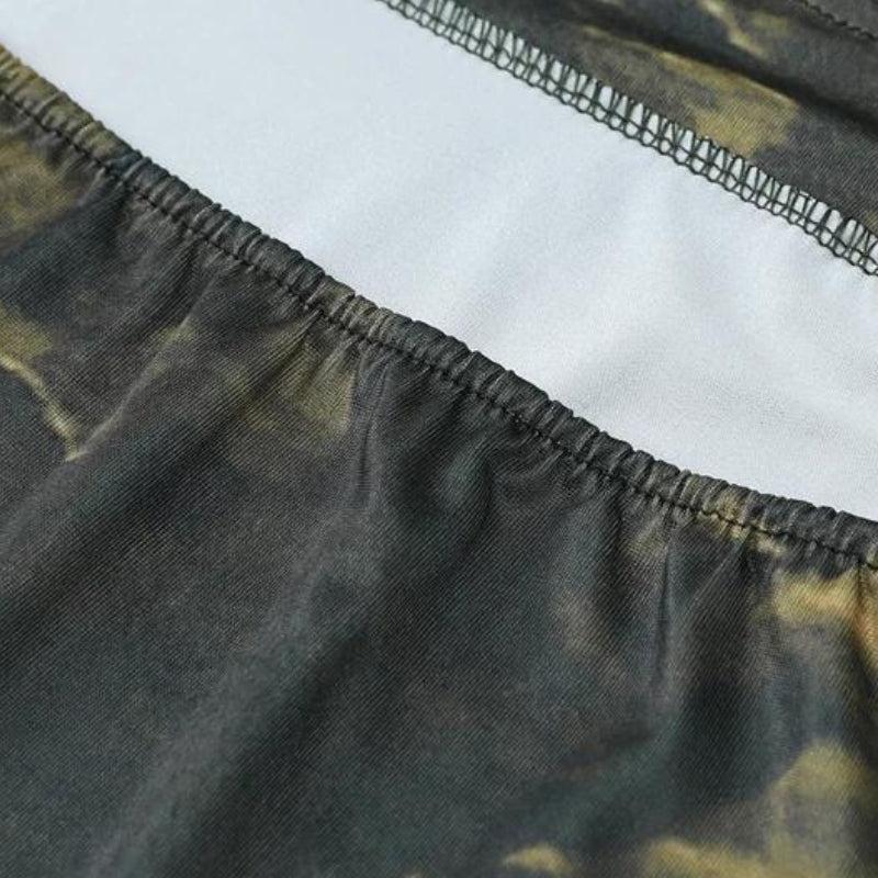 Grunge Snake Lace Up Top - KAYSMAR