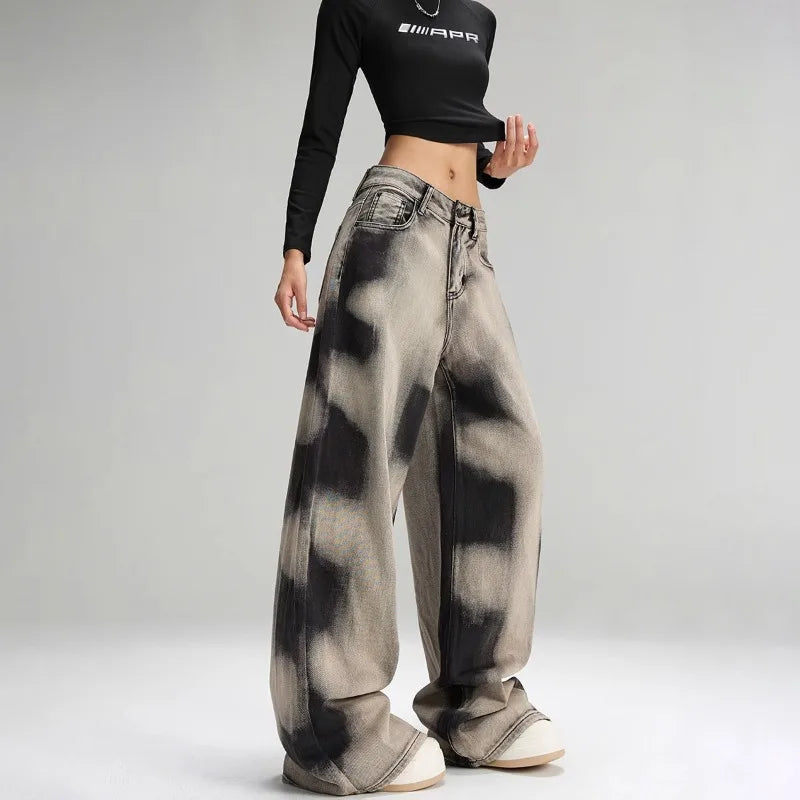 Grunge Sprayed Jeans - KAYSMAR