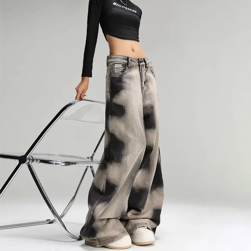 Grunge Sprayed Jeans - KAYSMAR
