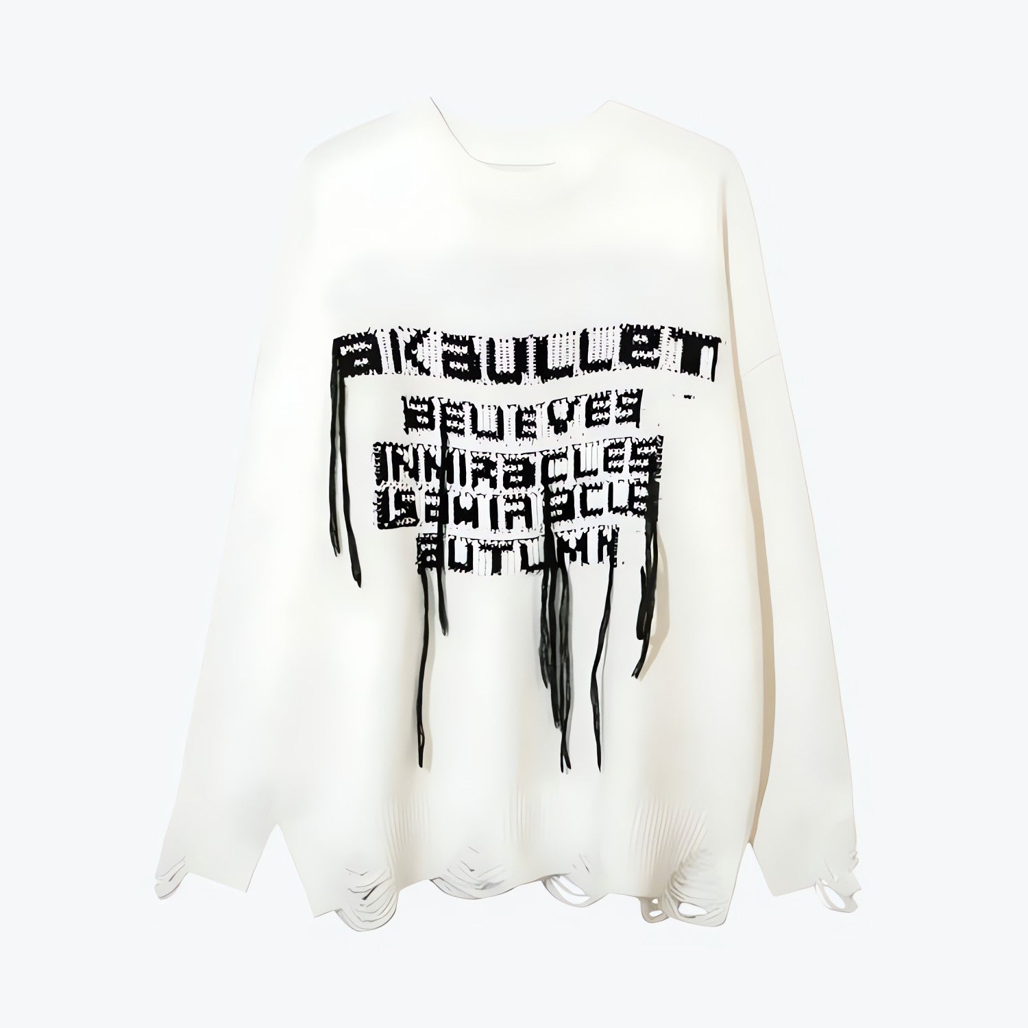Grunge AK-Bullet Tasseled Sweater - KAYSMAR