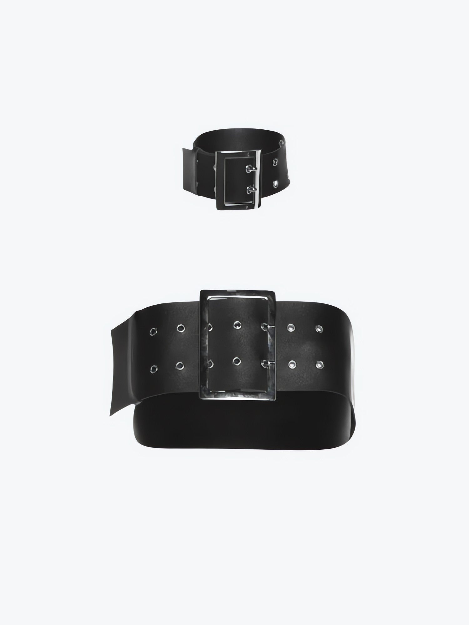 Grunge Belt Crop Top
