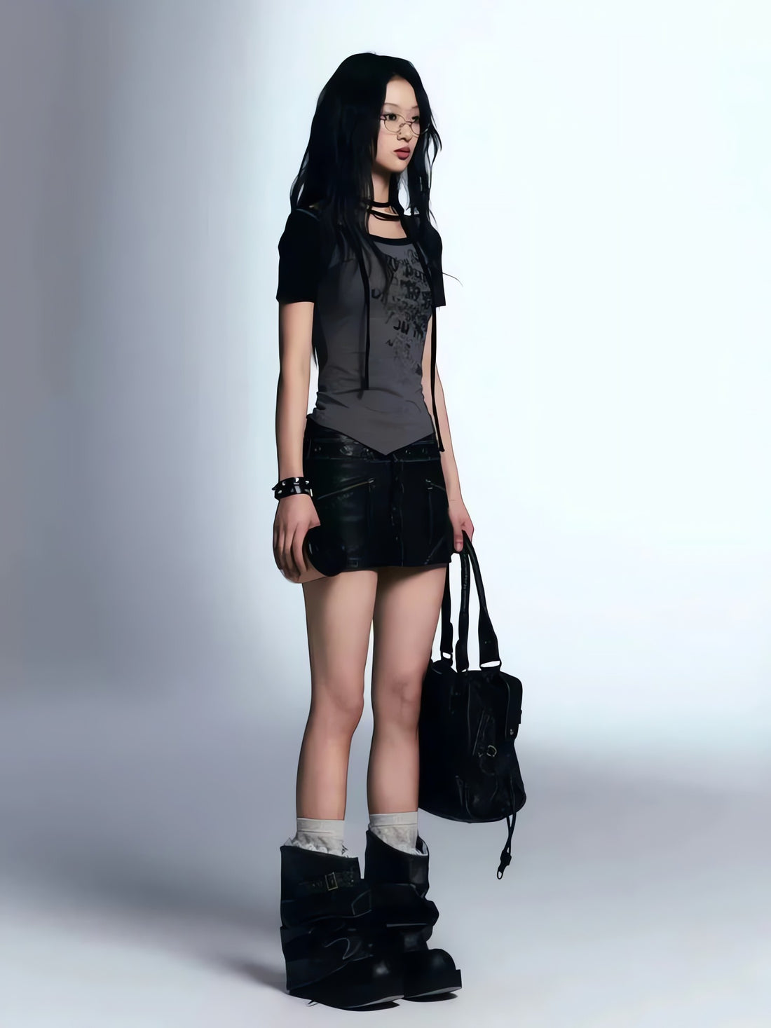 Grunge Boat Neck Tee - KAYSMAR