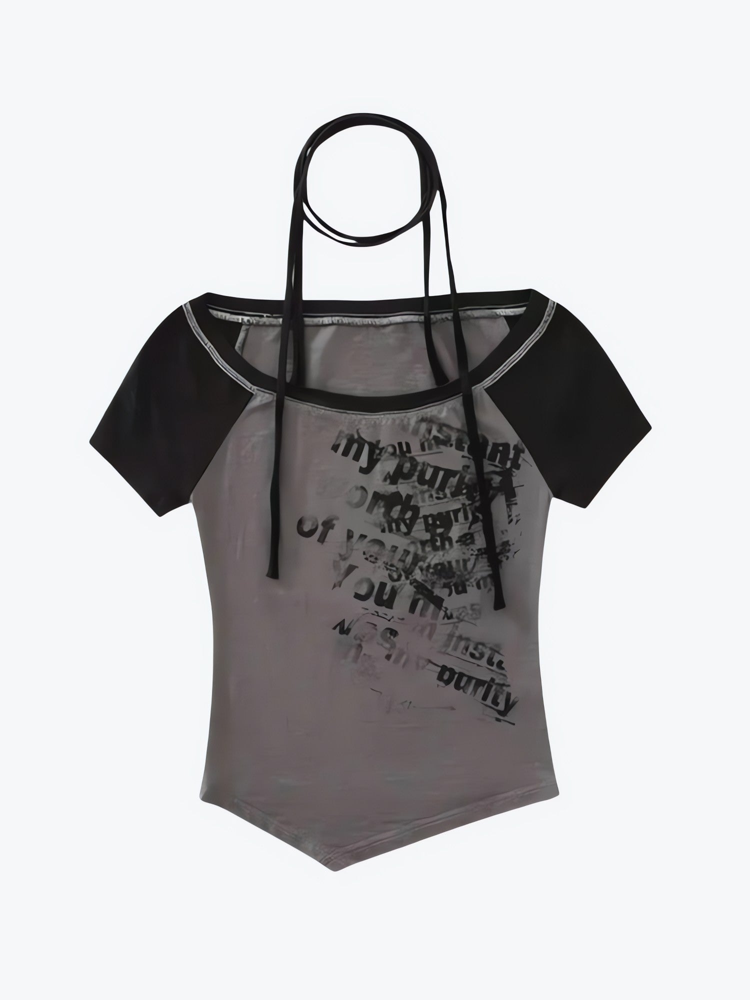 Grunge Boat Neck Tee - KAYSMAR