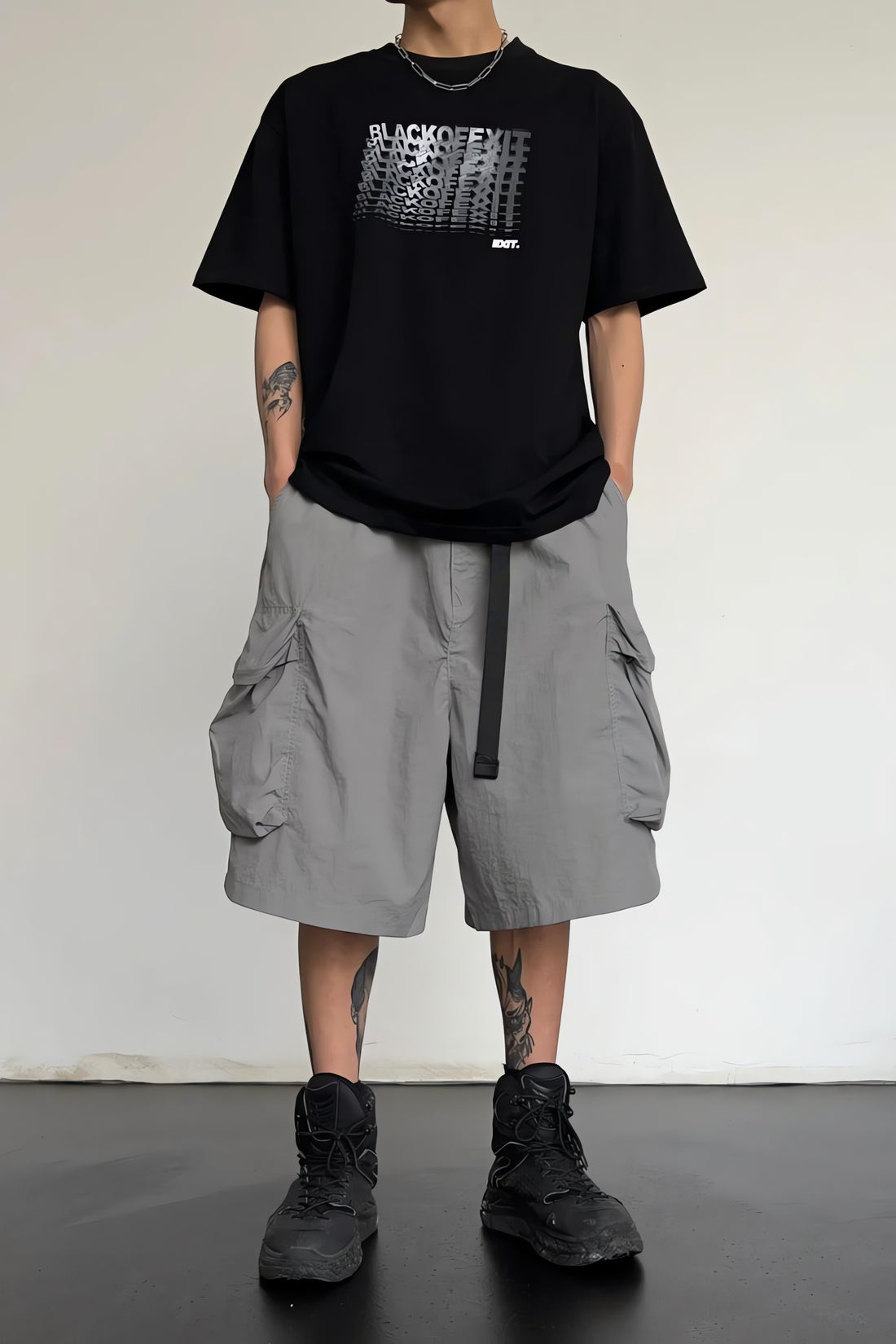 Grunge Cargo Shorts - KAYSMAR