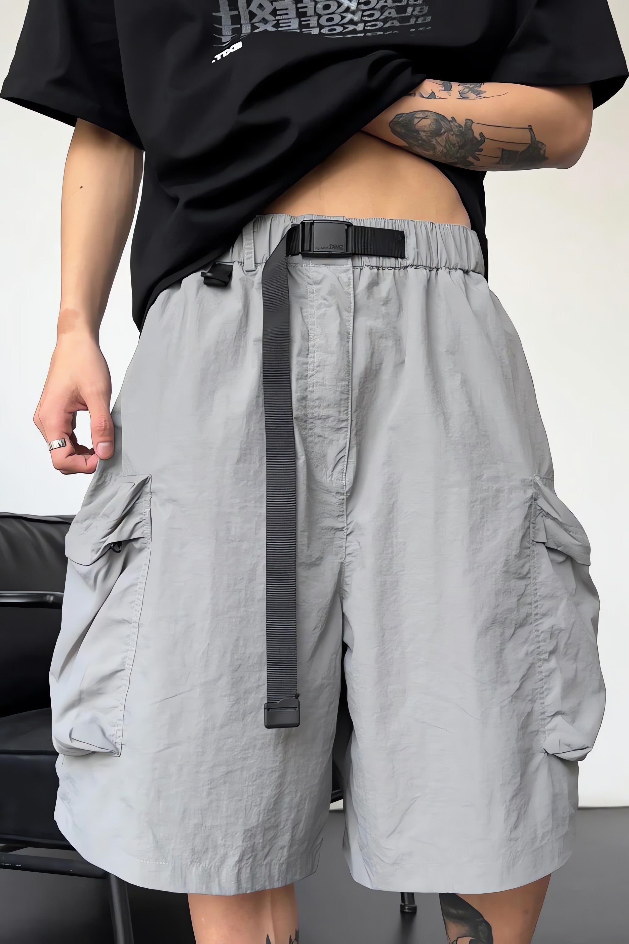 Grunge Cargo Shorts - KAYSMAR