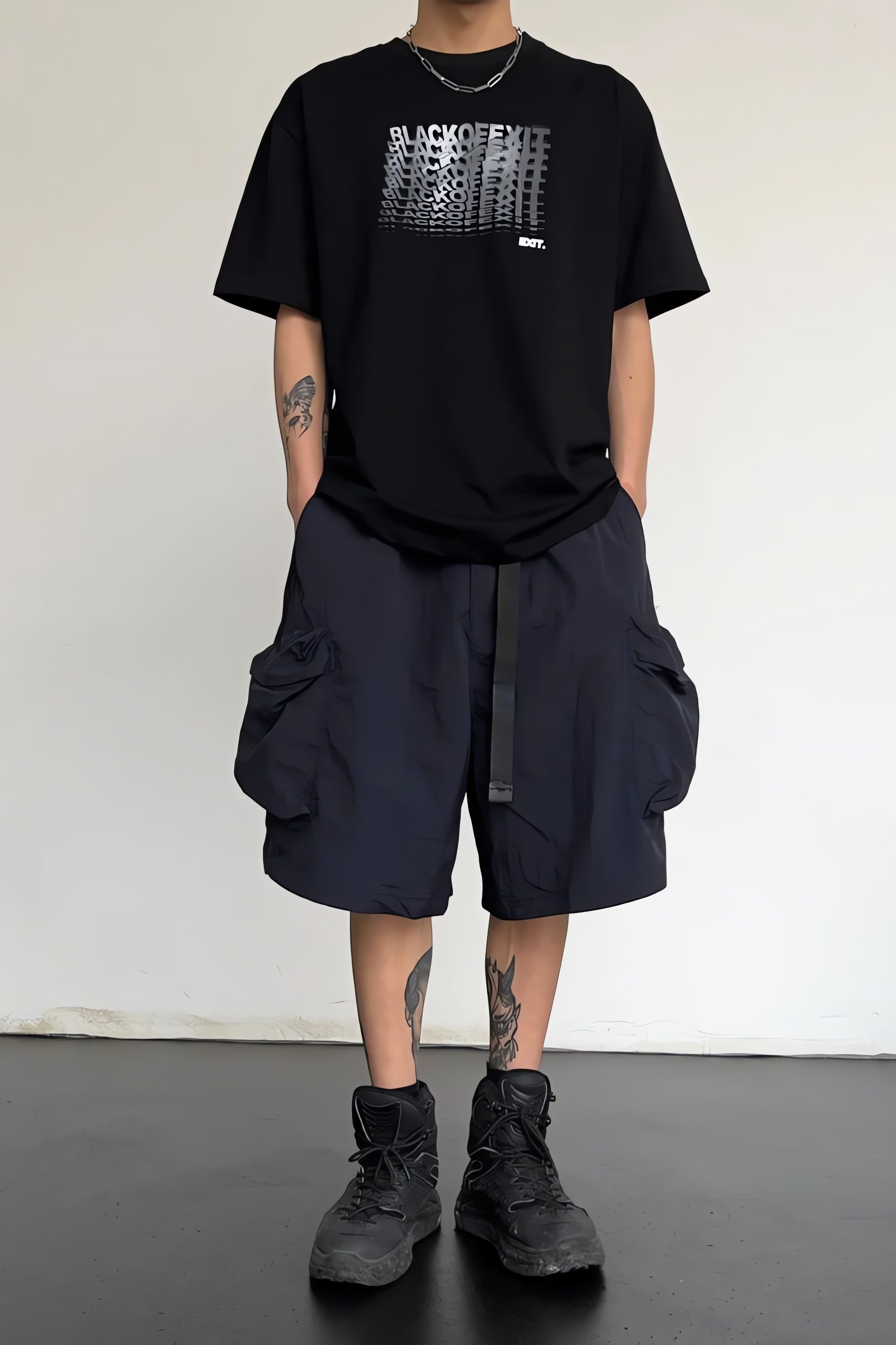 Grunge Cargo Shorts - KAYSMAR