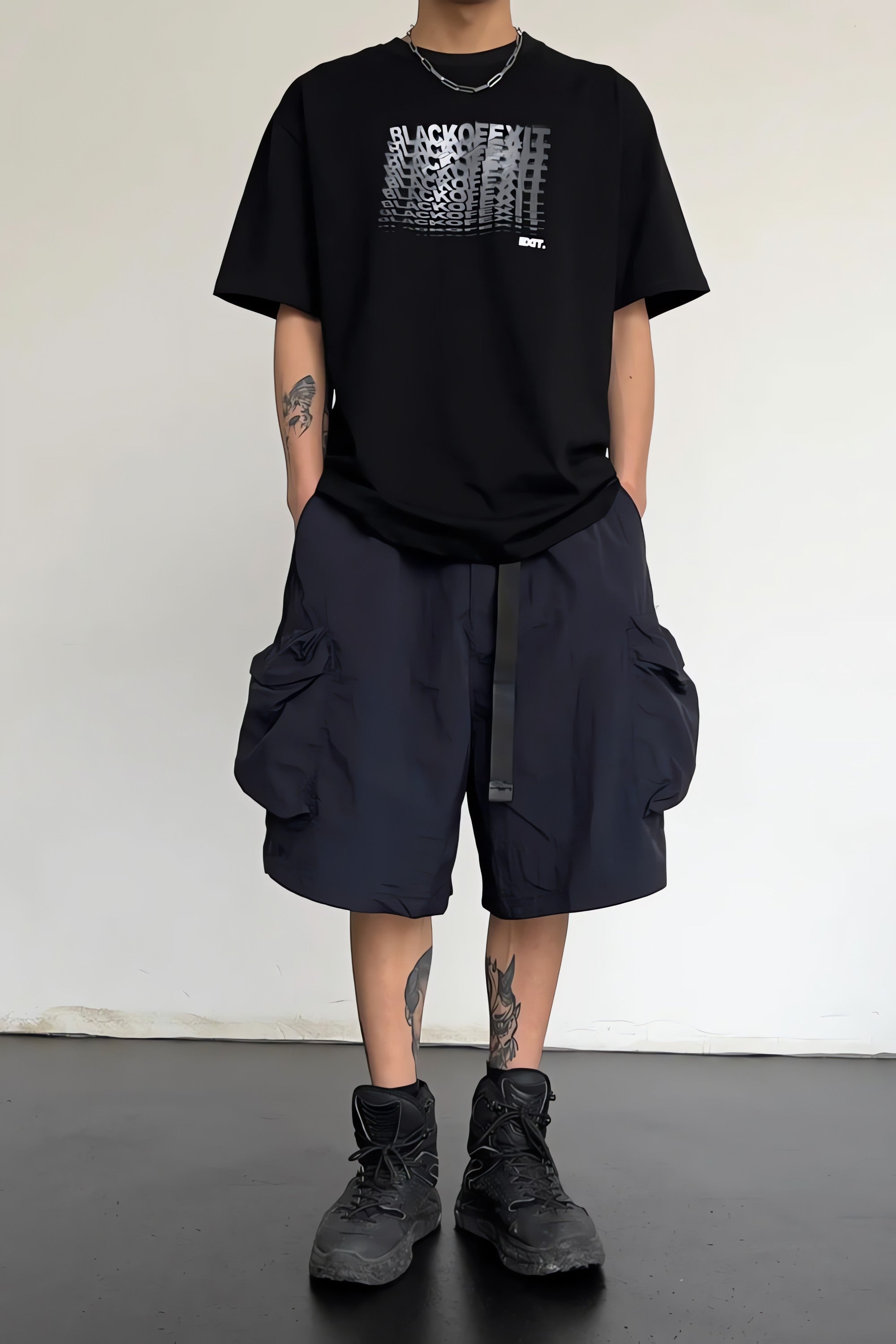 Grunge Cargo Shorts - KAYSMAR