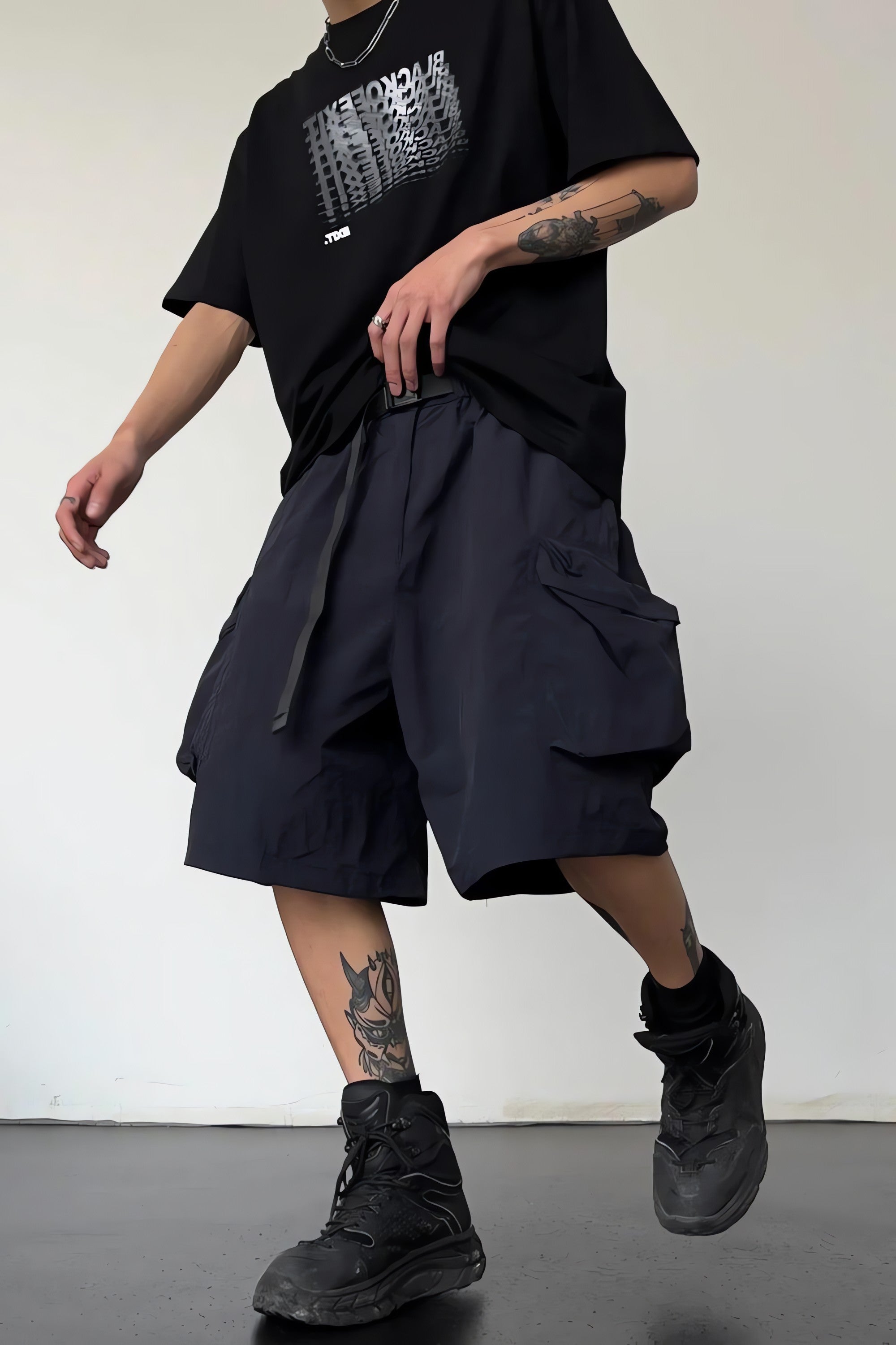 Grunge Cargo Shorts - KAYSMAR