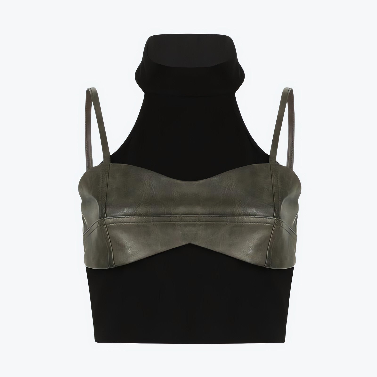 Grunge Crop Halter Top - KAYSMAR
