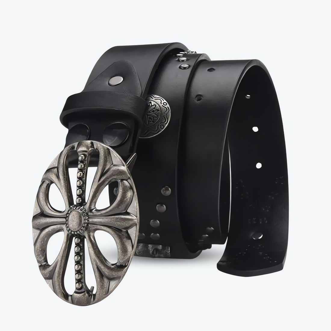 Grunge Cross Buckle Belt - KAYSMAR