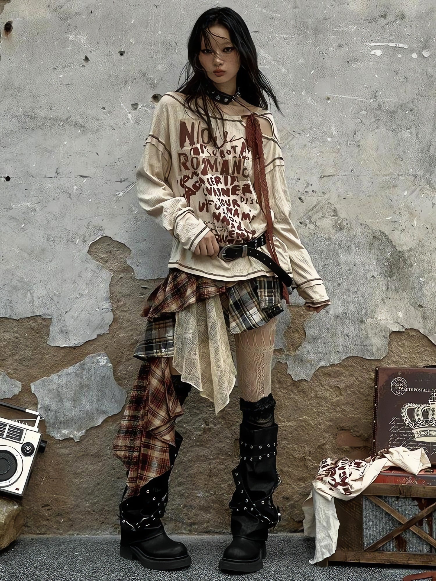 Grunge Cut Out Top - KAYSMAR