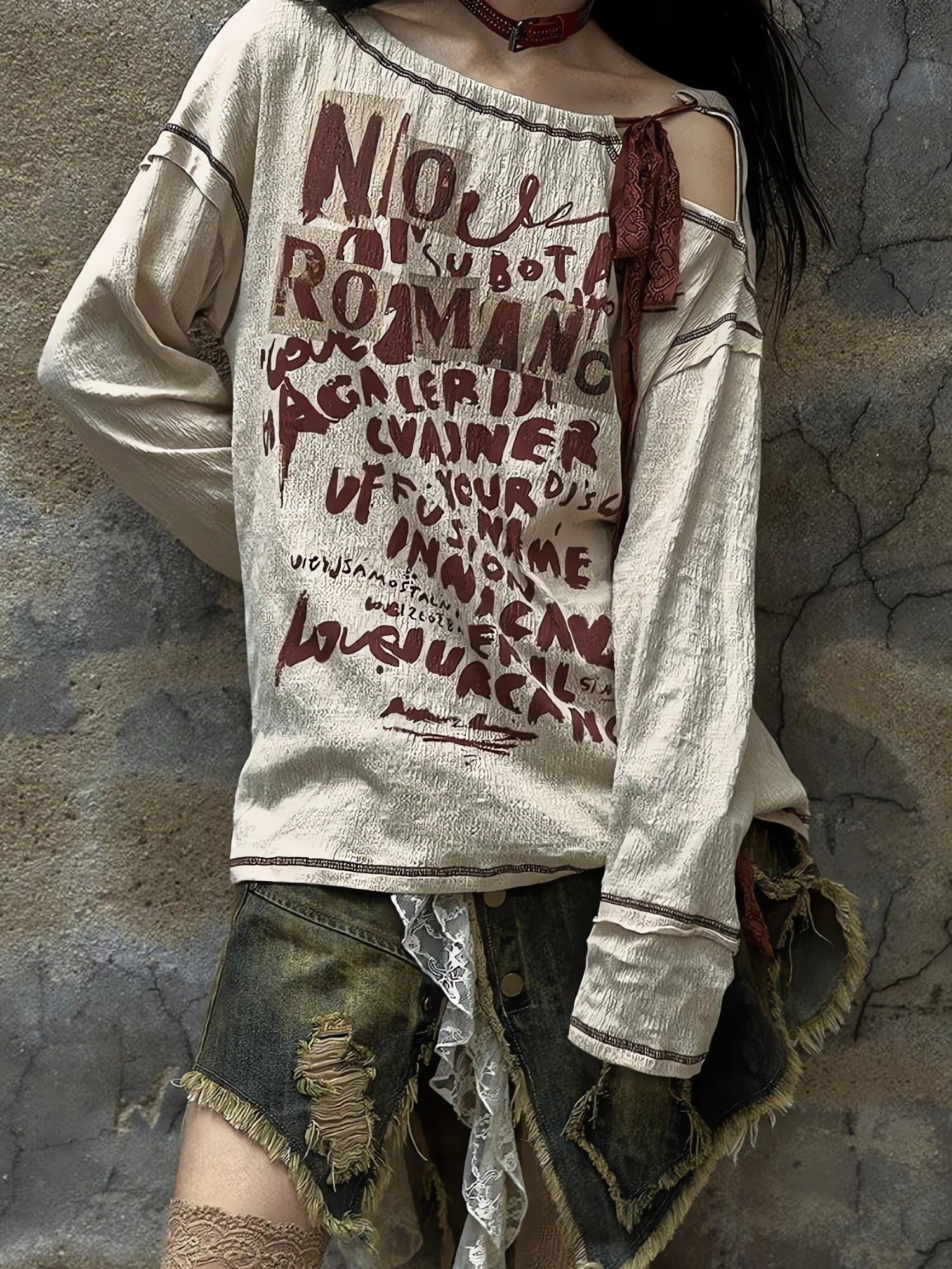 Grunge Cut Out Top - KAYSMAR