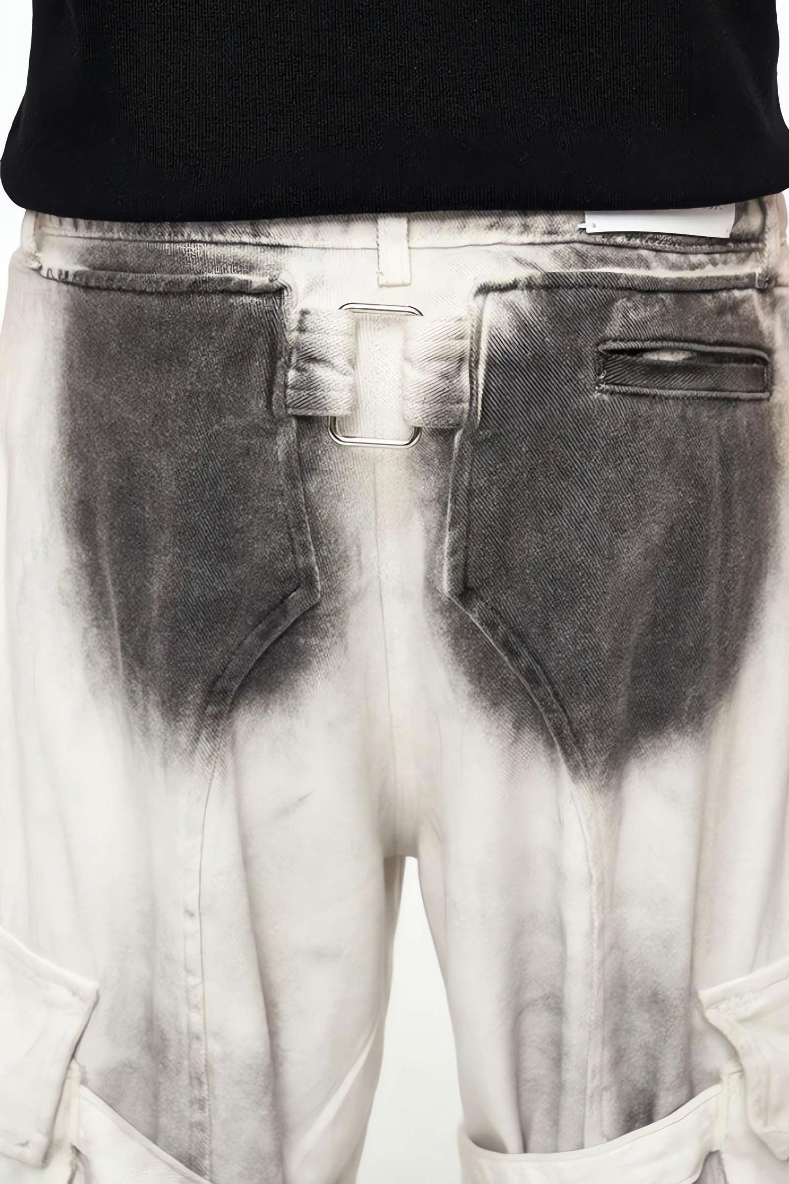 Grunge Dirty Effect Cargo Pants - KAYSMAR