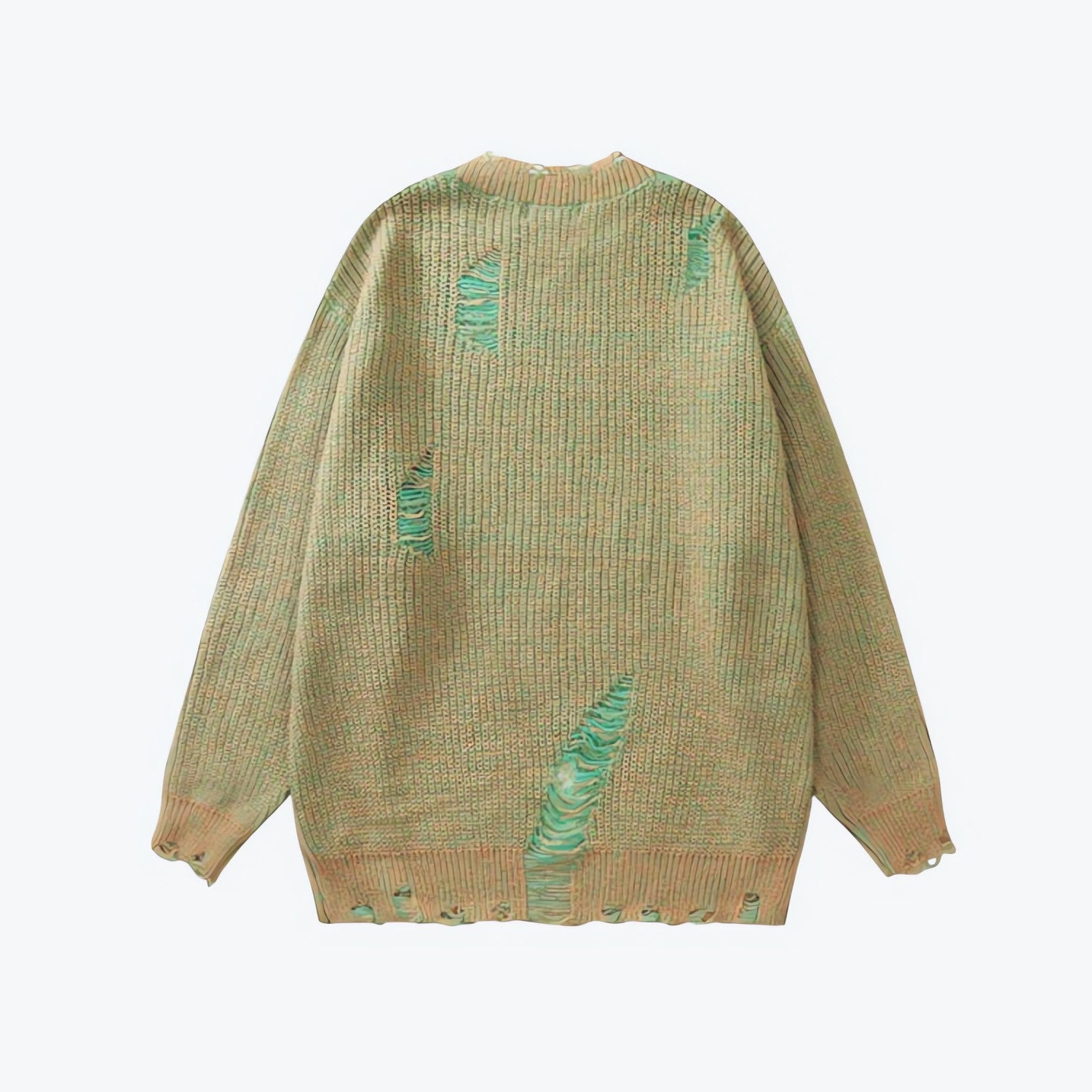 Grunge Distressed Knitted Sweater - KAYSMAR