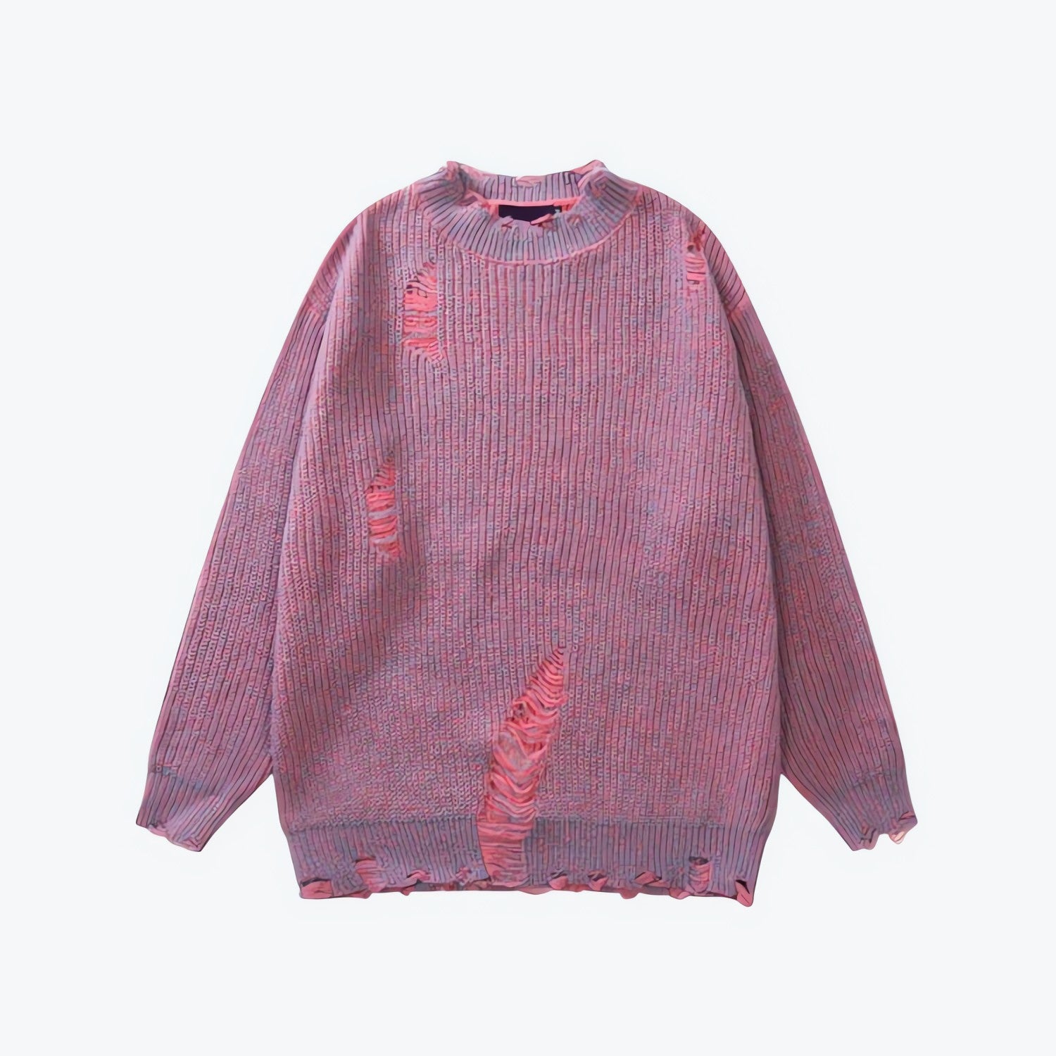 Grunge Distressed Knitted Sweater - KAYSMAR