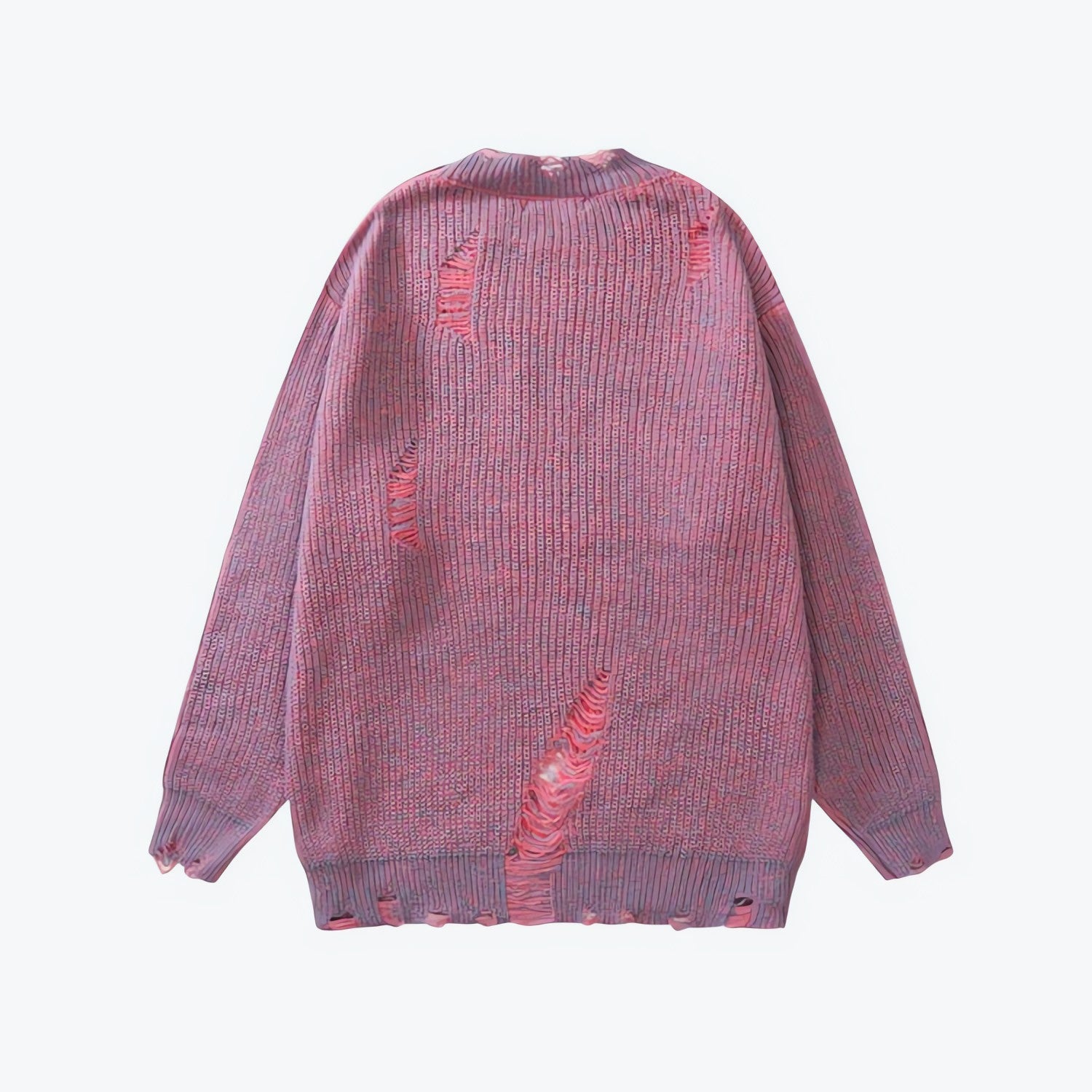 Grunge Distressed Knitted Sweater - KAYSMAR