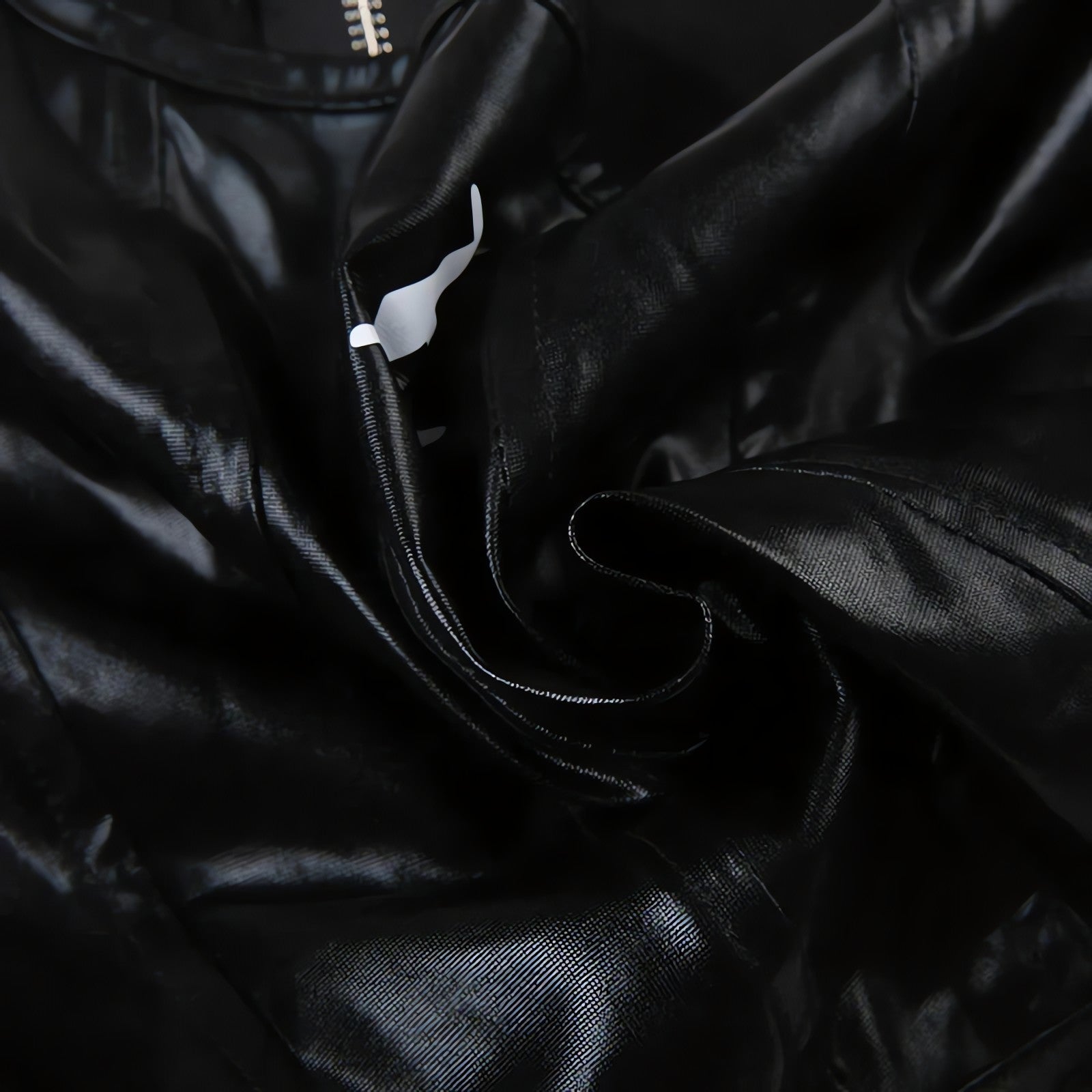 Grunge Faux Leather Crop Corset Top - KAYSMAR