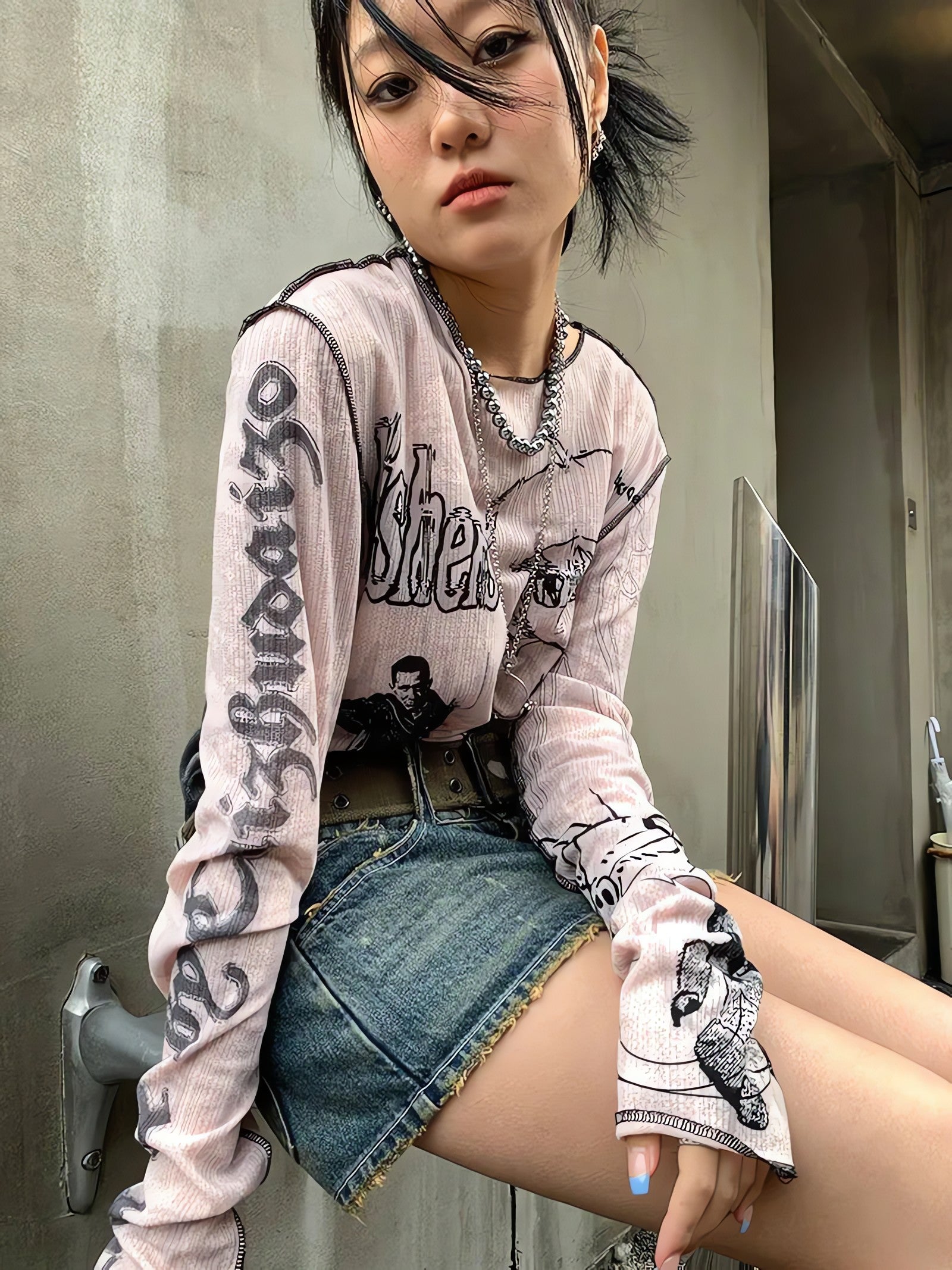 Grunge Harajuku Top