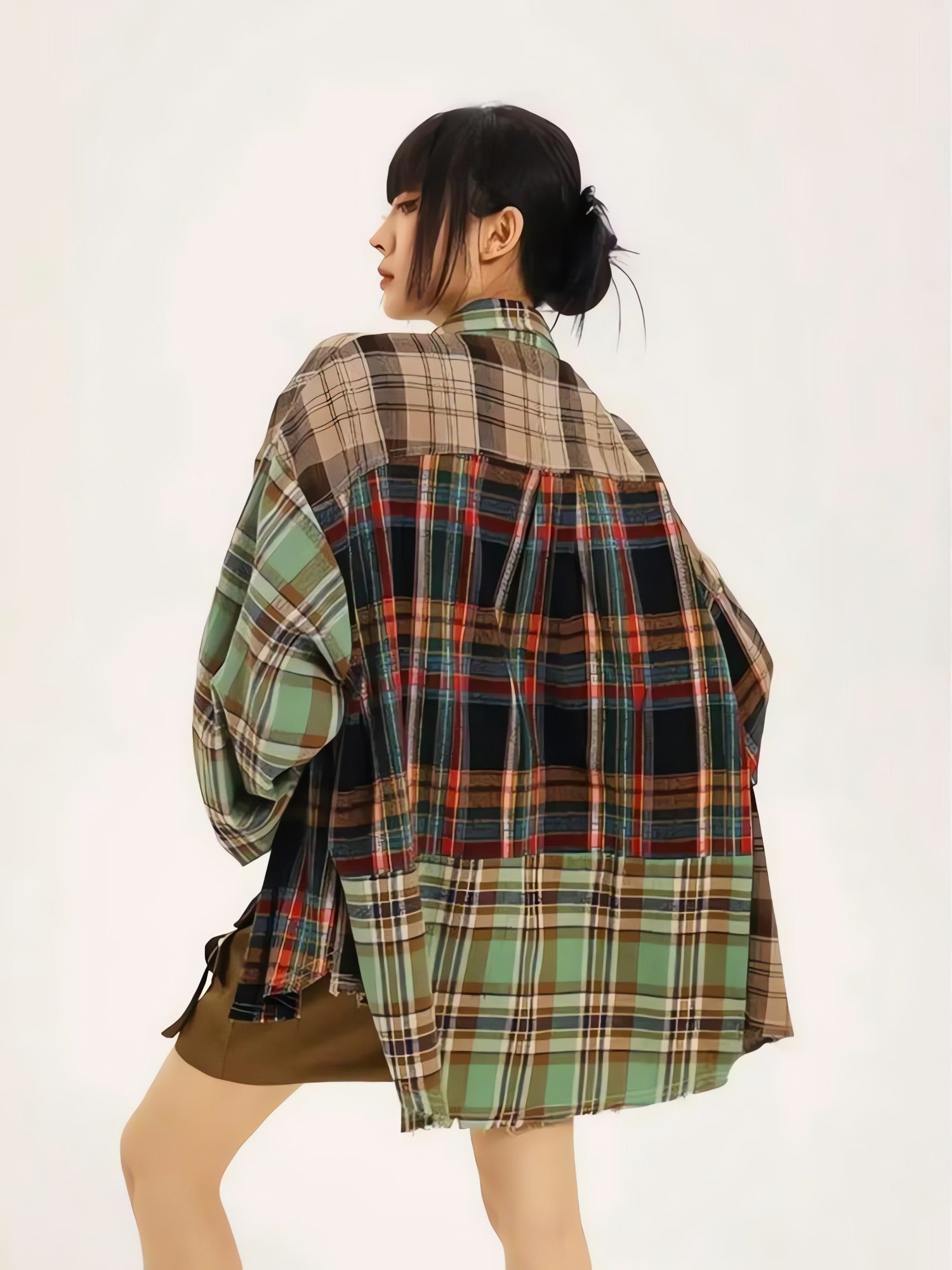 Grunge Plaid Shirt - KAYSMAR