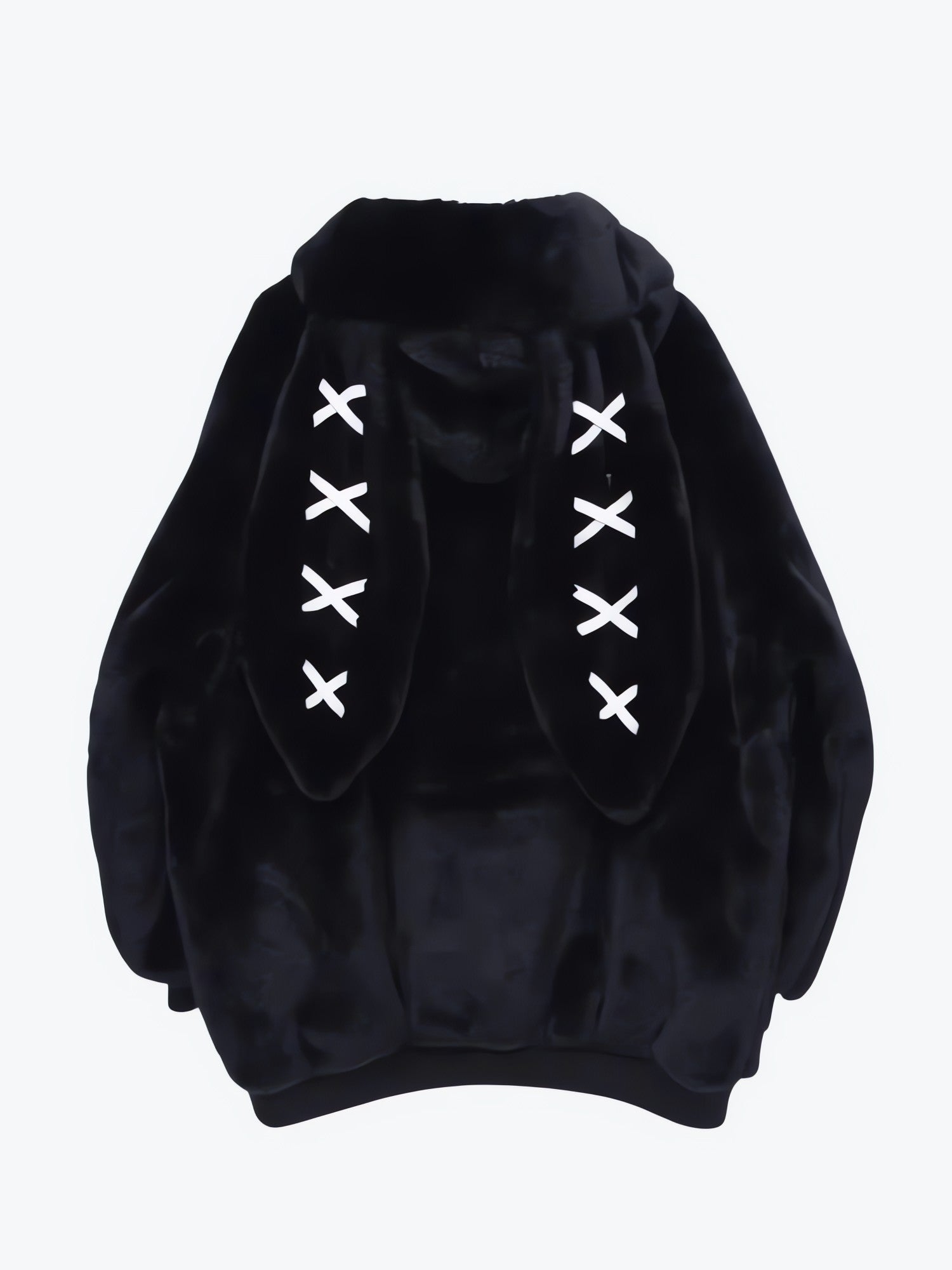 Grunge Rabbit Ear Plush Jacket - KAYSMAR