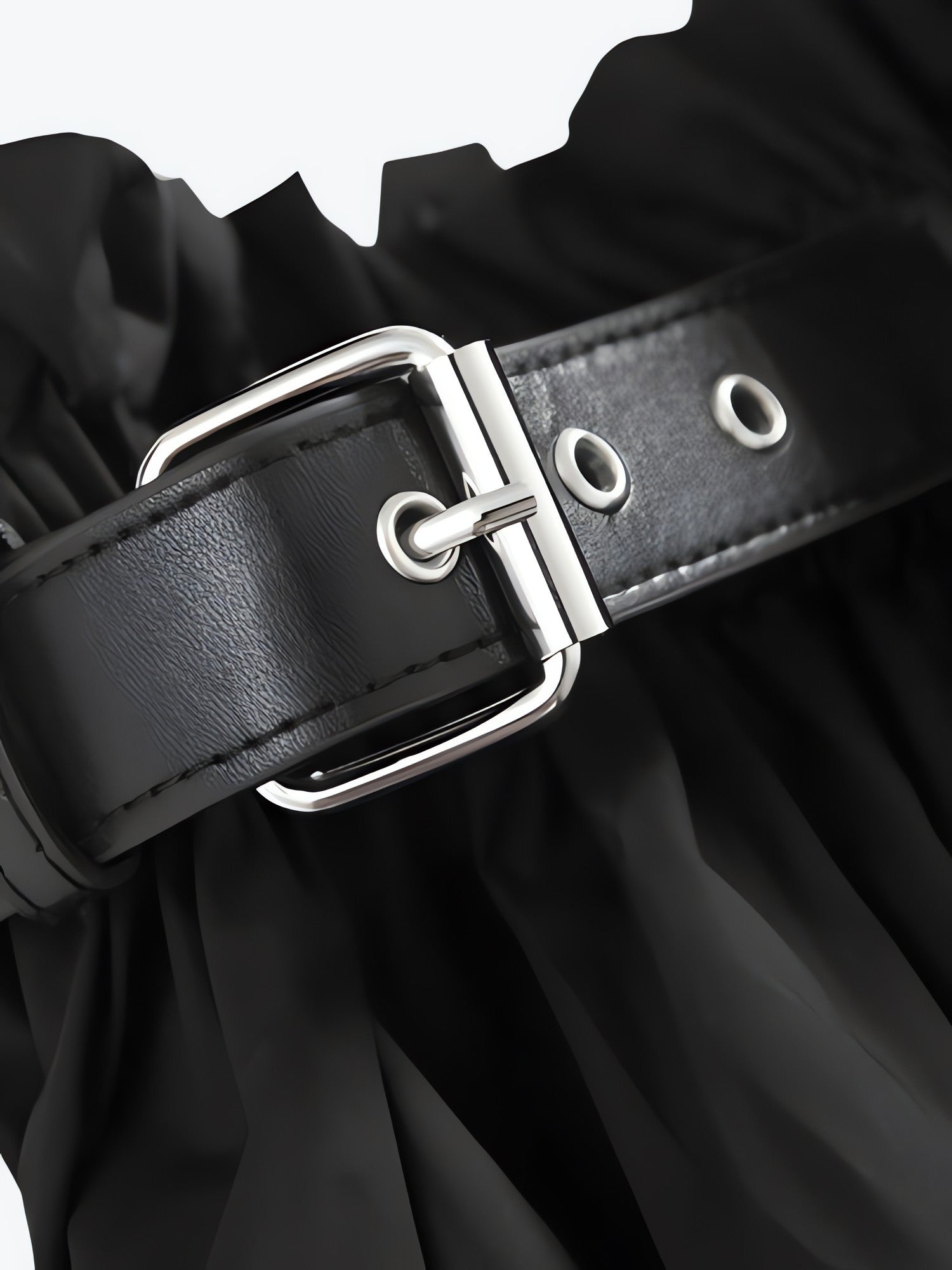Grunge Ruched Midi Skirt