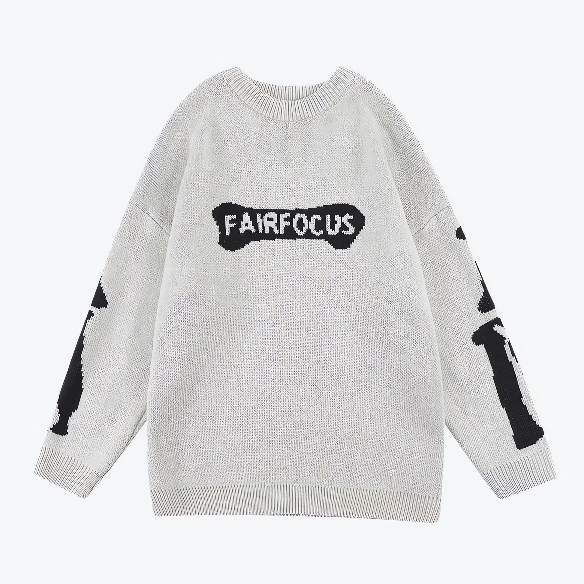 Grunge Skeleton Knitted Sweater - KAYSMAR