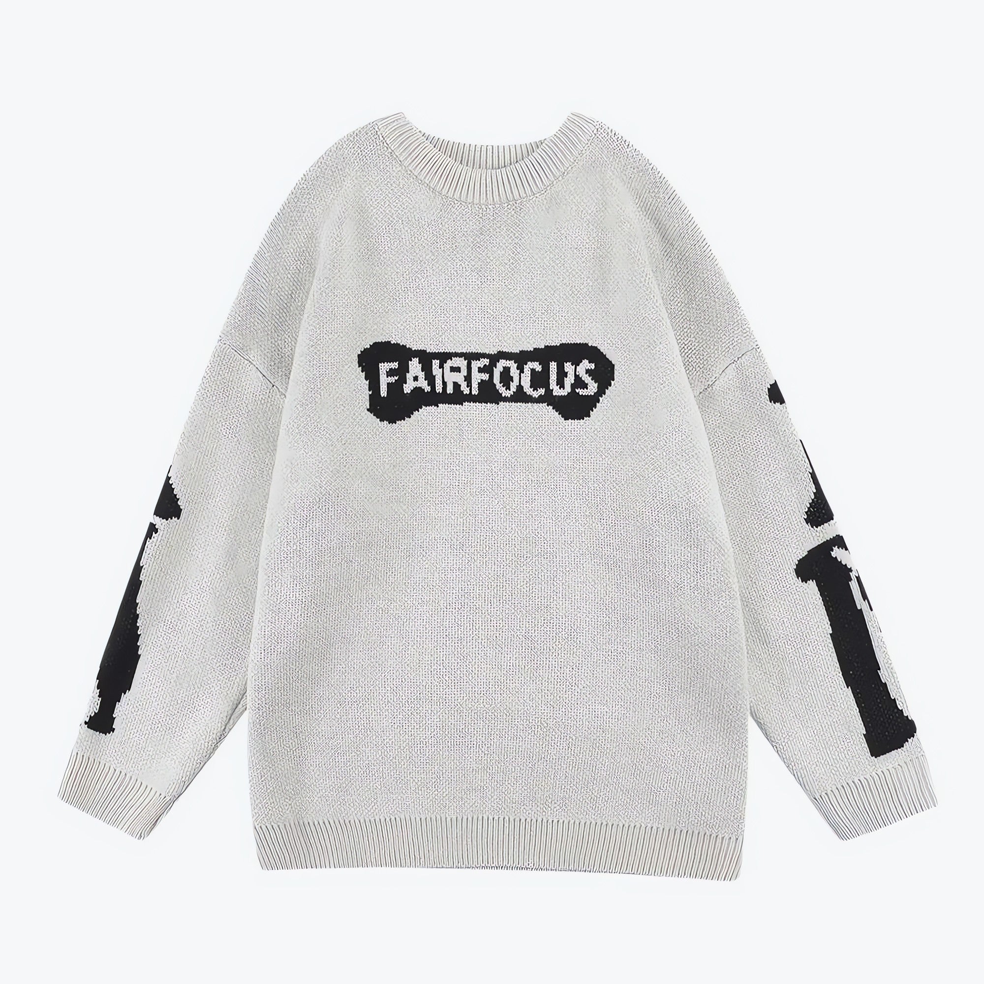 Grunge Skeleton Knitted Sweater - KAYSMAR