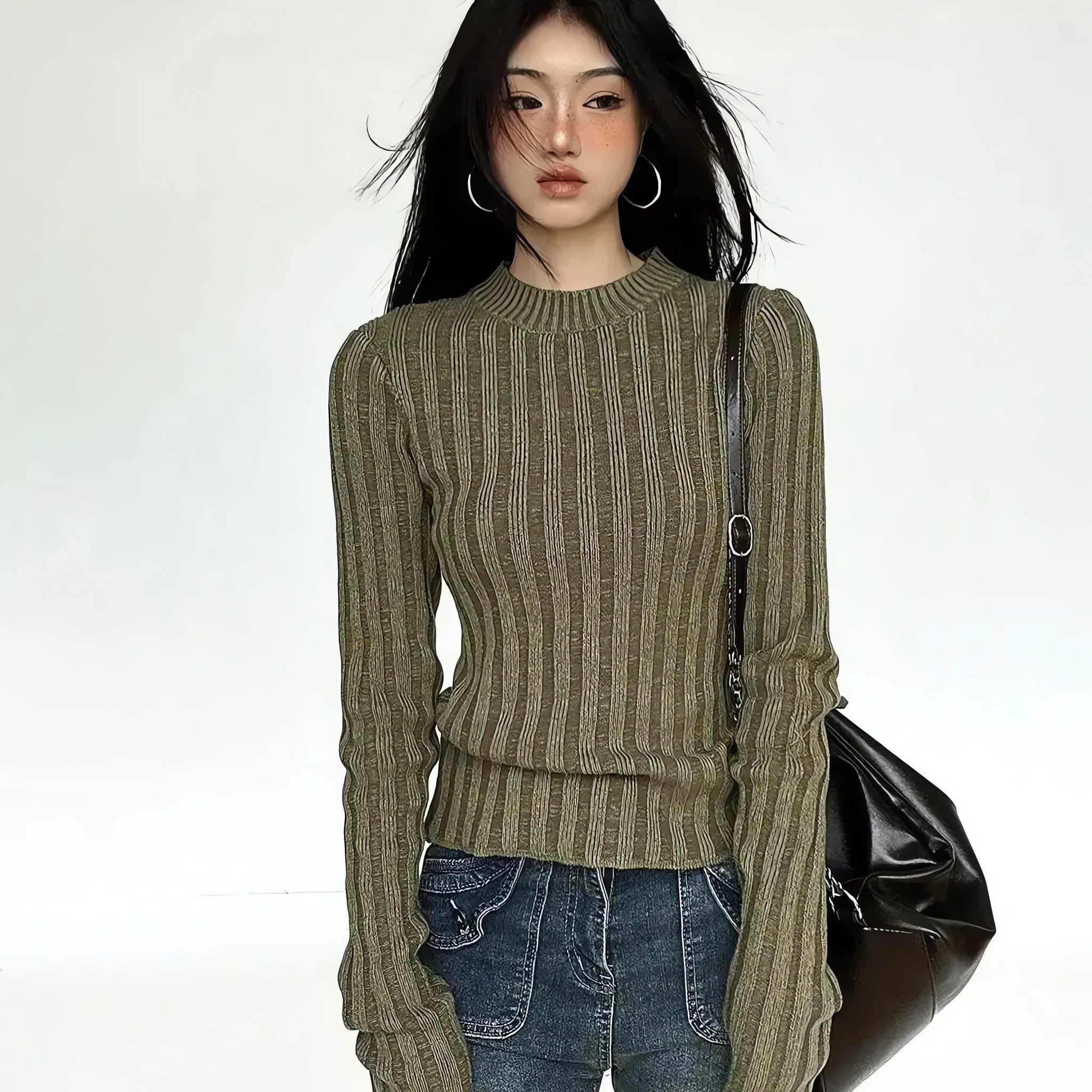 Grunge Slim Fit Sweater - KAYSMAR