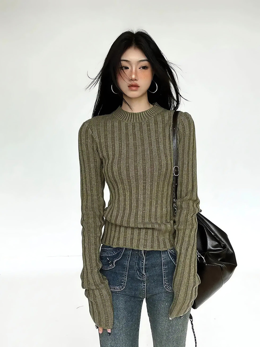 Grunge Slim Fit Sweater - KAYSMAR