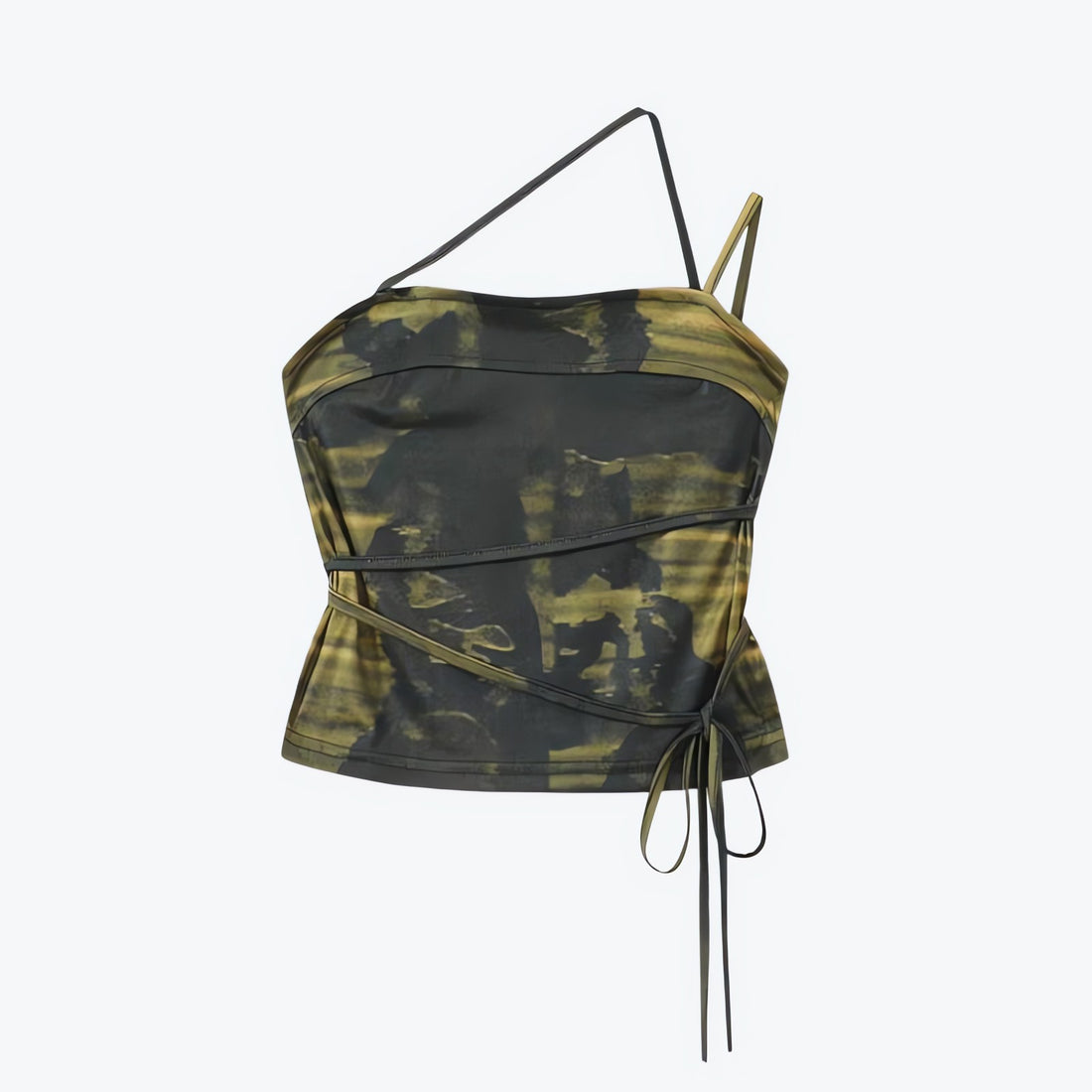Grunge Snake Lace Up Top - KAYSMAR