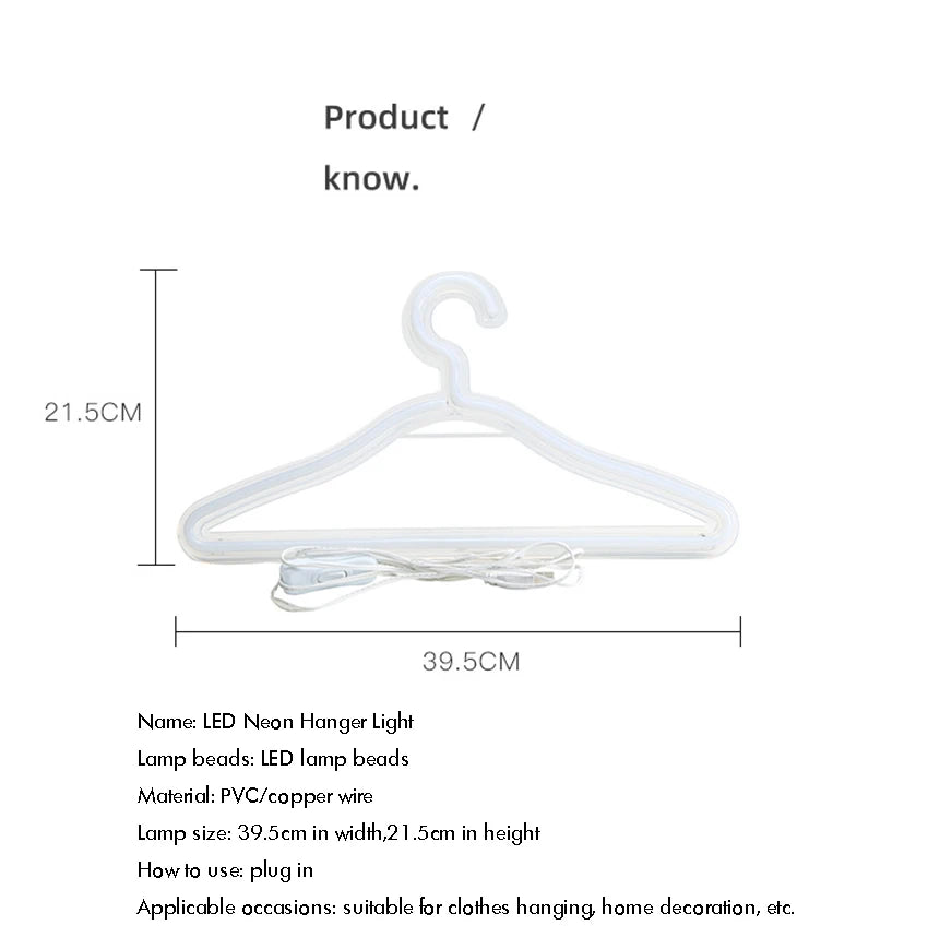 Led Neon Light Hanger