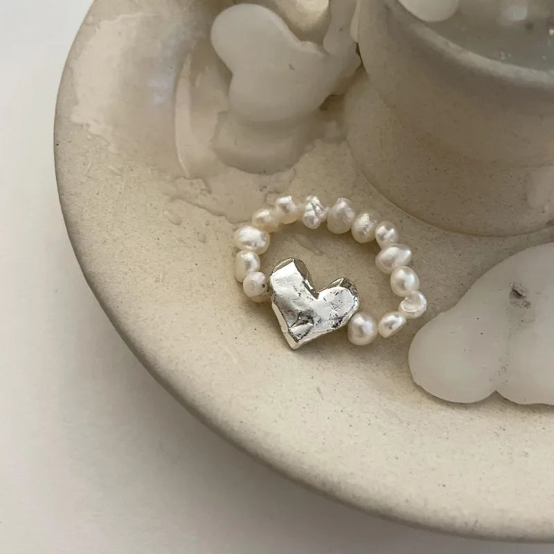 Heart Stone Beaded Ring - KAYSMAR