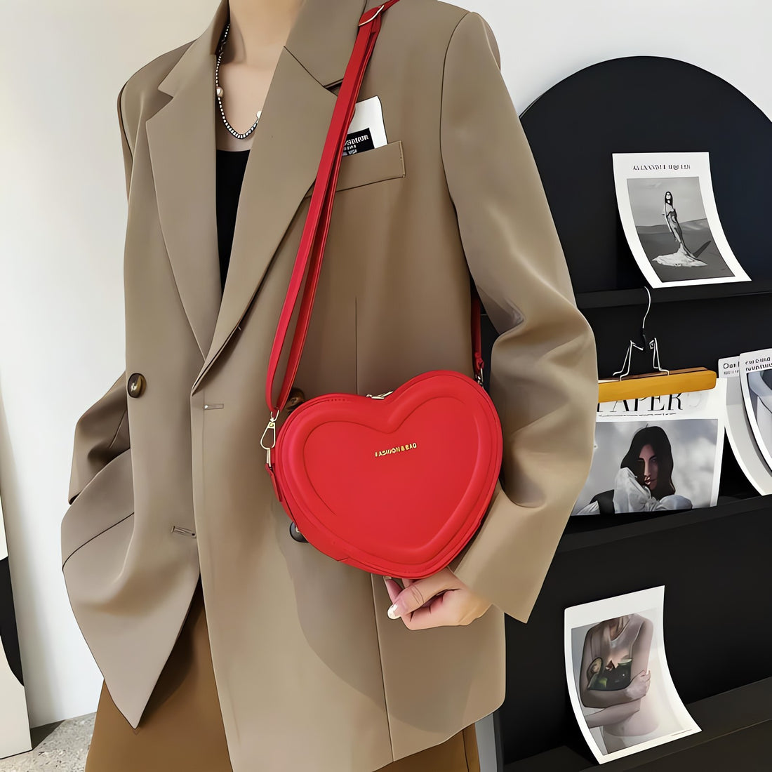 Heart Crossbody Bag - KAYSMAR