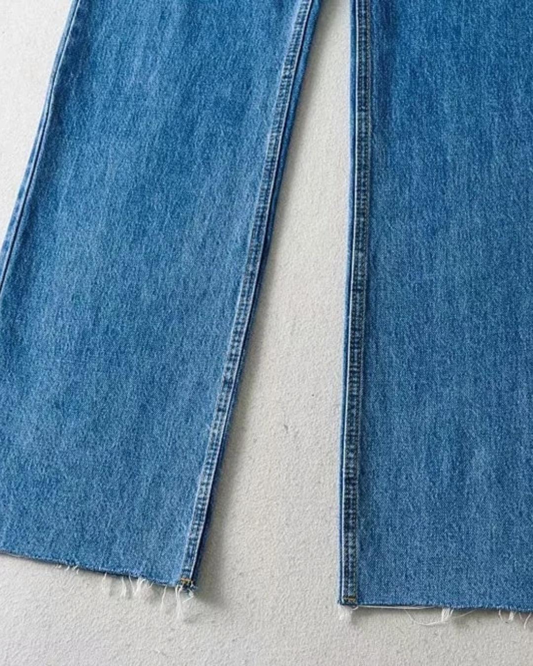 High Waist Casual Washed Jeans - KAYSMAR
