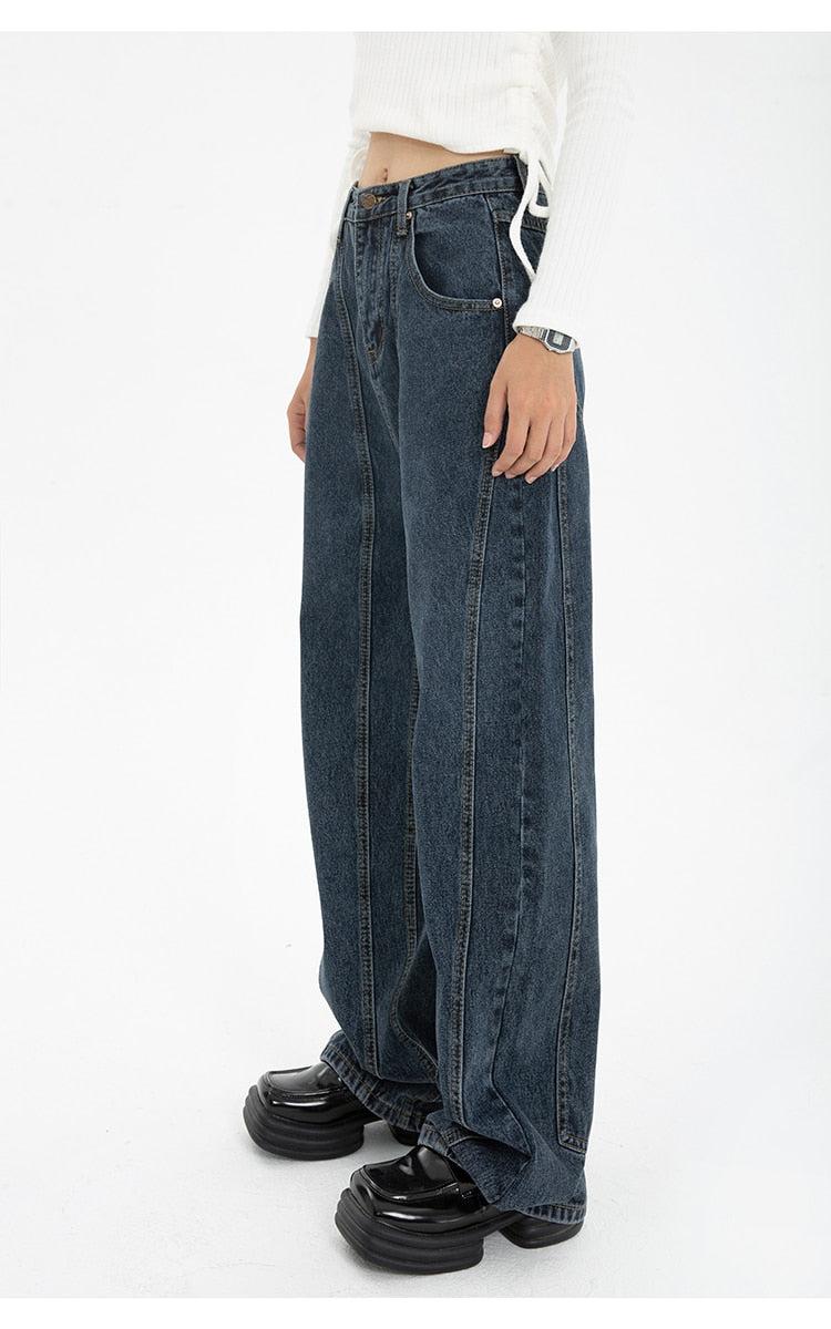 High Waisted Wide Leg Jeans - KAYSMAR