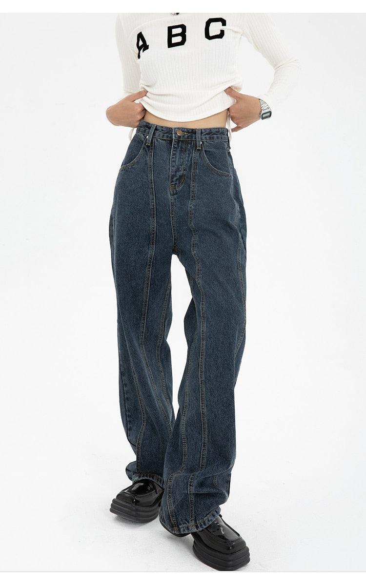 High Waisted Wide Leg Jeans - KAYSMAR