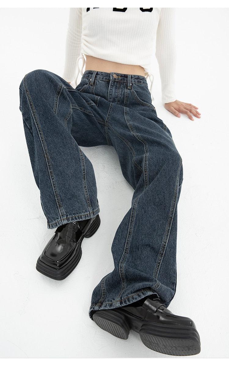 High Waisted Wide Leg Jeans - KAYSMAR