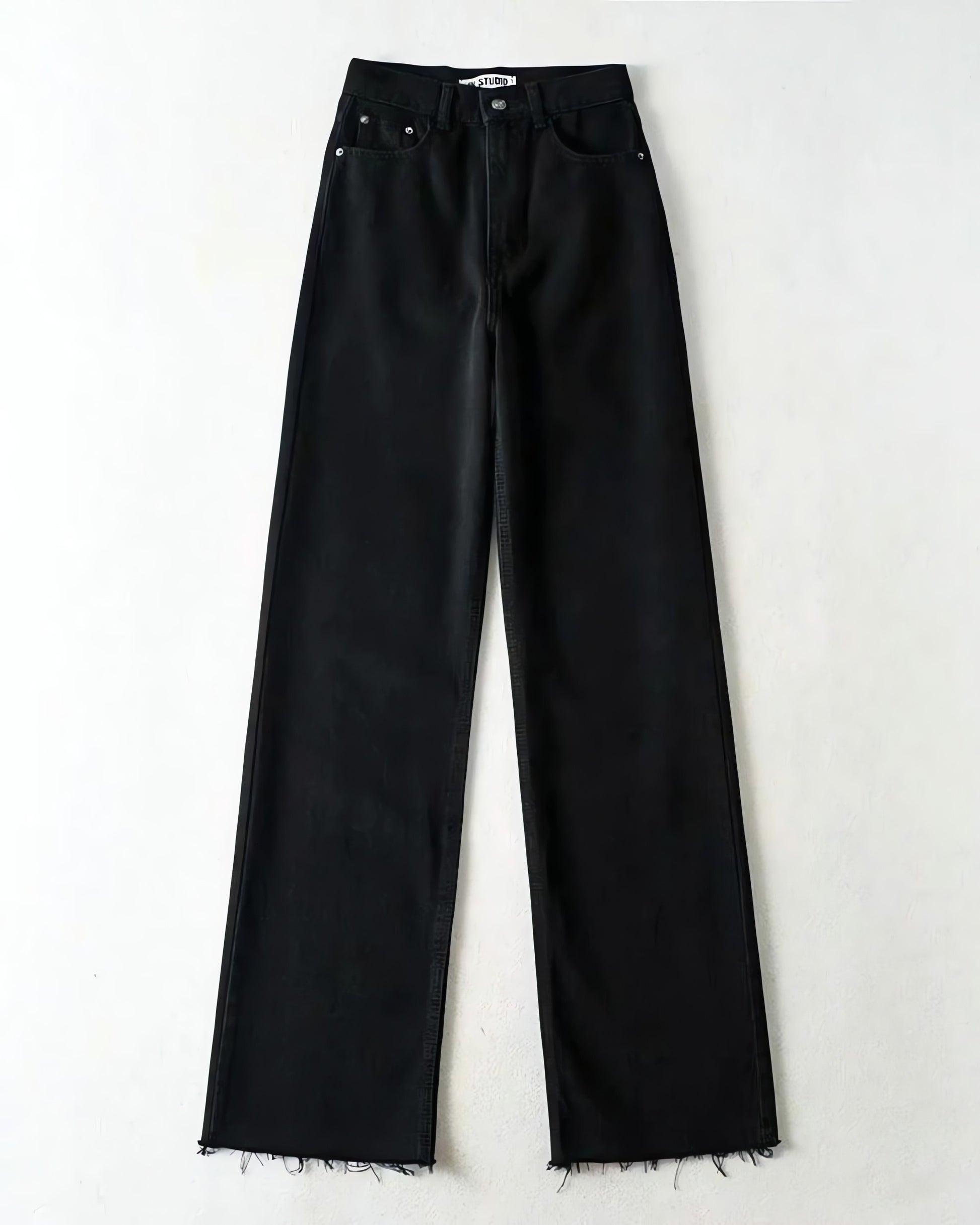 High Waist Casual Washed Jeans - KAYSMAR
