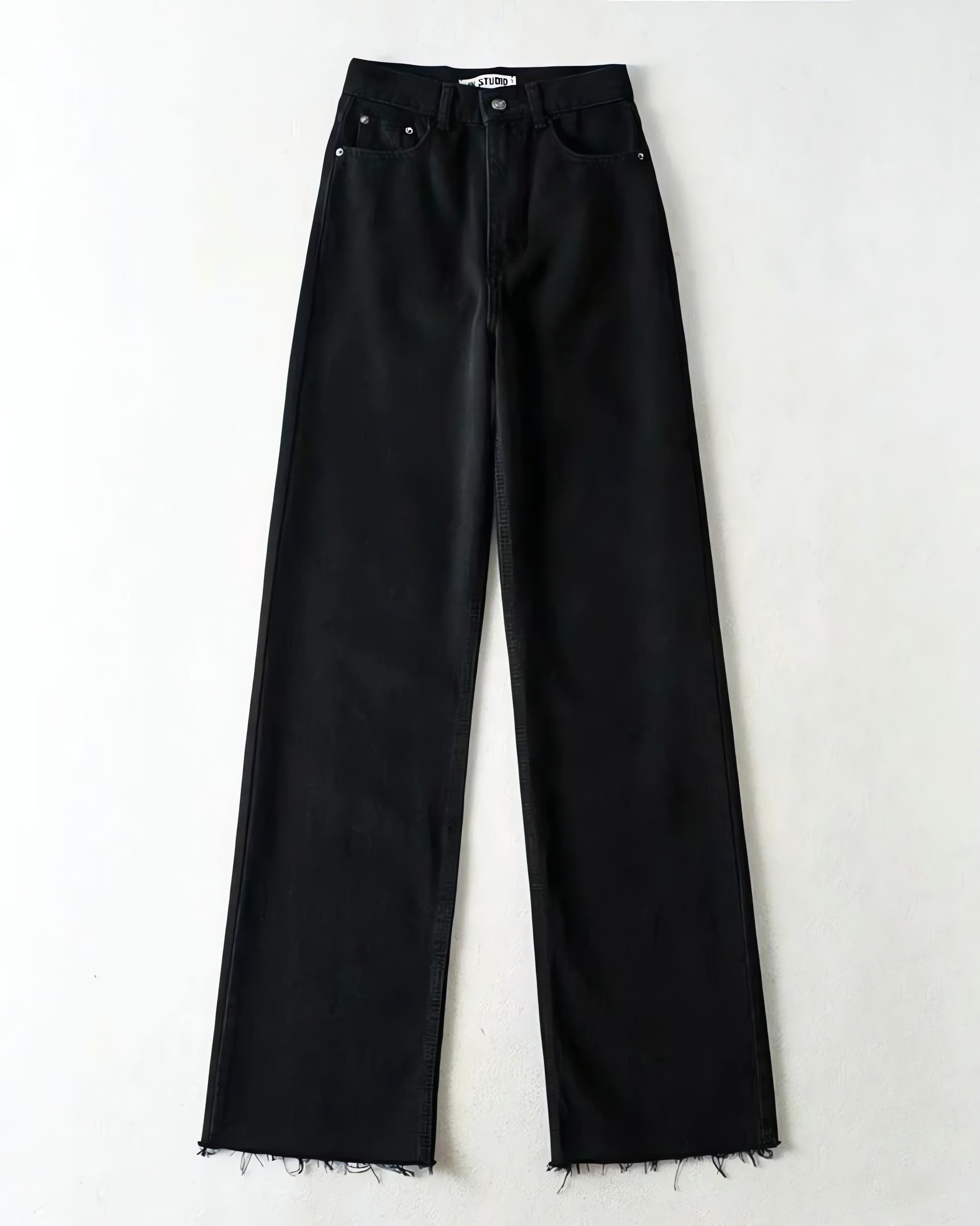 High Waist Casual Washed Jeans - KAYSMAR